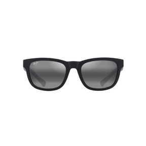 Maui Jim Kapii Unisex Matte Black Frame Neutral Gray Lens Polarized Sunglasses