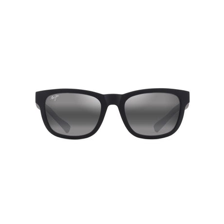 Maui Jim Kapii Unisex Matte Black Frame Neutral Gray Lens Polarized Sunglasses