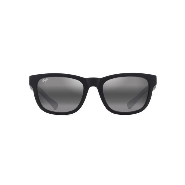 Maui Jim Kapii Unisex Matte Black Frame Neutral Gray Lens Polarized Sunglasses