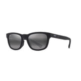 Maui Jim Kapii Unisex Matte Black Frame Neutral Gray Lens Polarized Sunglasses