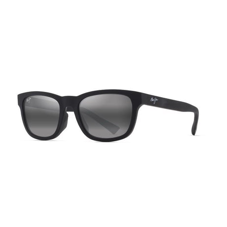 Maui Jim Kapii Unisex Matte Black Frame Neutral Gray Lens Polarized Sunglasses