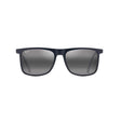 Maui Jim Makamae Unisex Matte Blue Frame Neutral Grey Lens Polarized Sunglasses