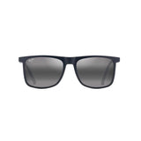 Maui Jim Makamae Unisex Matte Blue Frame Neutral Grey Lens Polarized Sunglasses