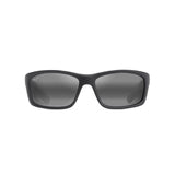 Maui Jim Kanaio Coast Unisex Matte Soft Black/White/Blue Frame Neutral Grey Lens Polarized Sunglasse