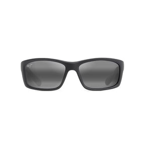 Maui Jim Kanaio Coast Unisex Matte Soft Black/White/Blue Frame Neutral Grey Lens Polarized Sunglasse