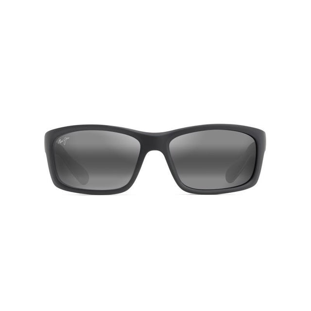 Maui Jim Kanaio Coast Unisex Matte Soft Black/White/Blue Frame Neutral Grey Lens Polarized Sunglasse
