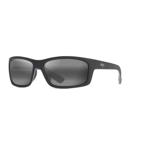 Maui Jim Kanaio Coast Unisex Matte Soft Black/White/Blue Frame Neutral Grey Lens Polarized Sunglasse