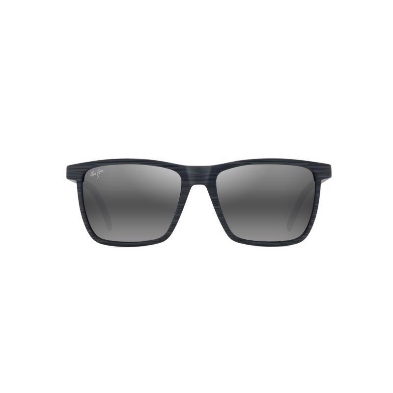 Maui Jim One Way Unisex Gray Stripe Frame Neutral Gray Lens Polarized Sunglasses