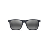 Maui Jim One Way Unisex Gray Stripe Frame Neutral Gray Lens Polarized Sunglasses