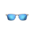 Maui Jim Kawika Unisex Crystal Frame Blue Hawaii Lens Polarized Sunglasses
