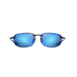 Maui Jim Ho'okipa Unisex Smoke Gray Frame Blue Hawaii Lens Polarized Sunglasses