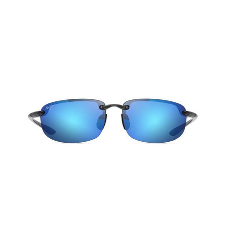 Maui Jim Ho'okipa Unisex Smoke Gray Frame Blue Hawaii Lens Polarized Sunglasses