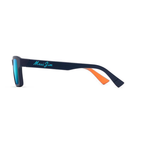 Maui Jim Kahiko Unisex Matte Dark Blue Frame Blue Hawaii Lens Polarized Sunglasses