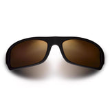 Maui Jim Peahi Unisex Matte Black Frame HCL Bronze Lens Polarized Sunglasses