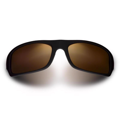 Maui Jim Peahi Unisex Matte Black Frame HCL Bronze Lens Polarized Sunglasses