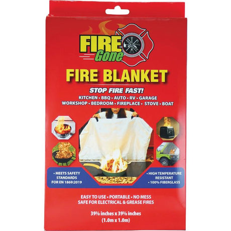 Fire Gone Fire Blanket For Household, Pack of 12
