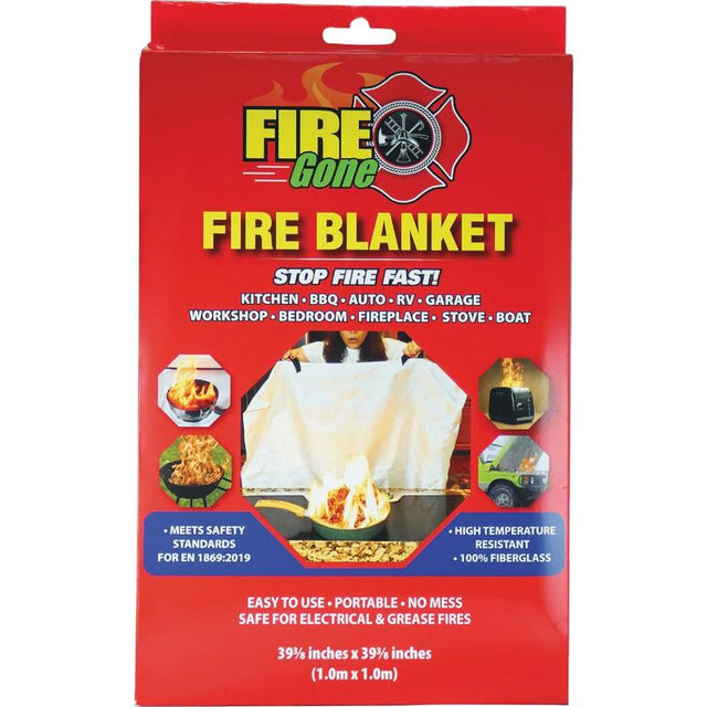 Fire Gone Fire Blanket For Household, Pack of 12