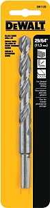 DEWALT DW1129 Jobber Drill Bit, 29/64 in Dia, 5-3/4 in OAL, Parabolic Flute, 29/64 in Dia Shank, Round Shank, Pack of 3