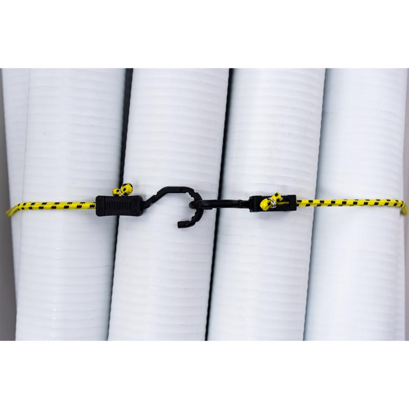 Keeper Zip Cord Yellow Bungee Cord 40 in. L X 0.315 in. 1 pk, Pack of 10