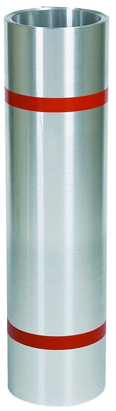 Able Sheet Metal 2390E RL Economy Roll Valley, 50 ft L, 20 in W, 0.009 ga Gauge, Aluminum, Mill