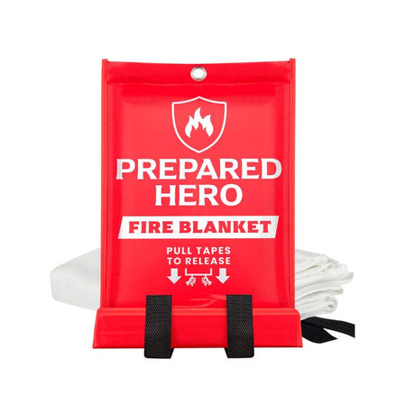 Prepared Hero Fire Blanket For Household, Pack of 7