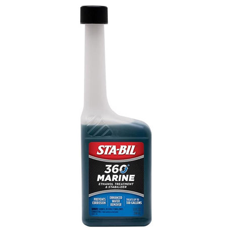 STA-BIL 360 Marine Gasoline Ethanol Treatment and Fuel Stabilizer 10 oz, Pack of 12