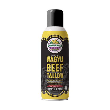 Cornhusker Kitchen Wagyu Beef Tallow Cooking Oil Spray 10 oz Canister