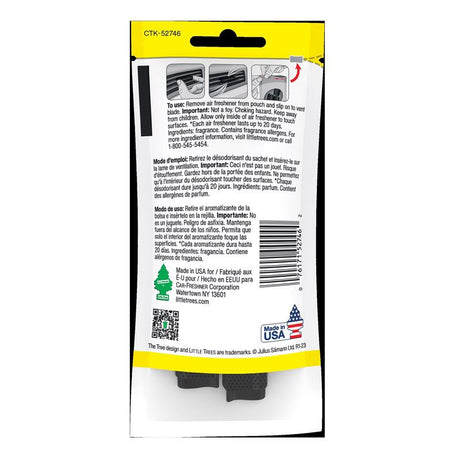 Little Trees Vent Wrap Supernova Scent Car Air Freshener Solid 4 pk, Pack of 24