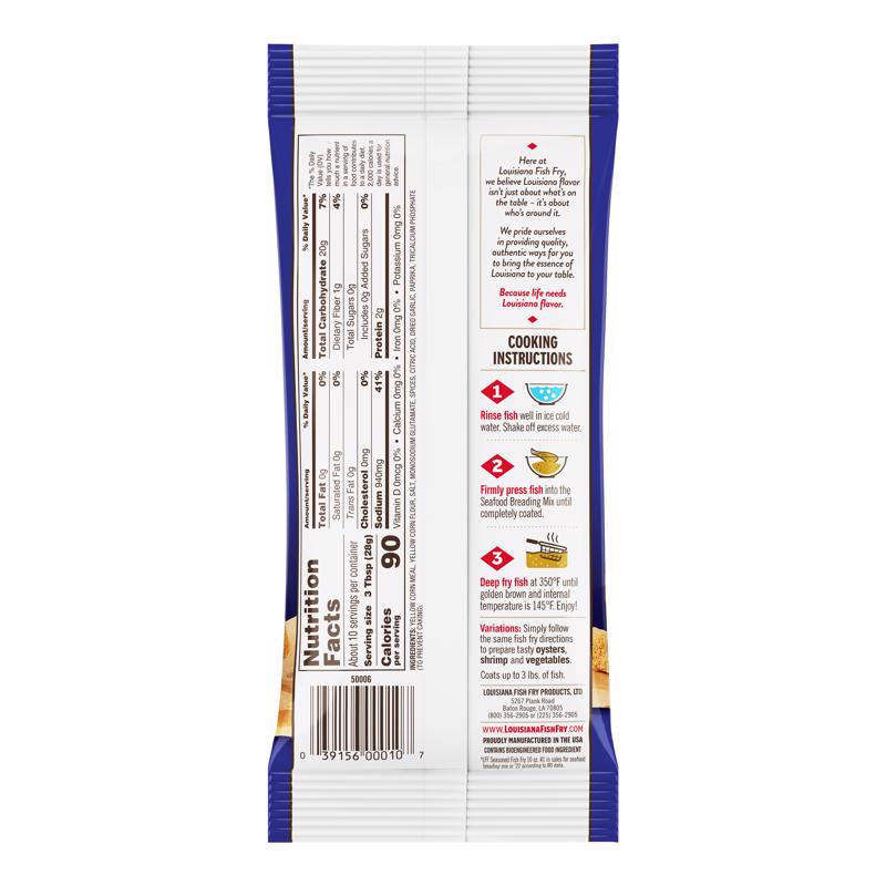 Louisiana Fish Fry Seasoned Fish Fry Seasoning 10 oz