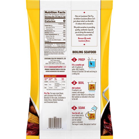 Louisiana Fish Fry Seafood Boil Seafood Seasoning 72 oz