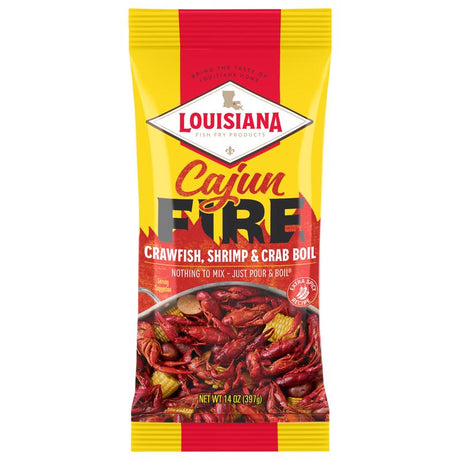 Louisiana Fish Fry Seafood Boil - Cajun Fire Seafood Seasoning 14 oz
