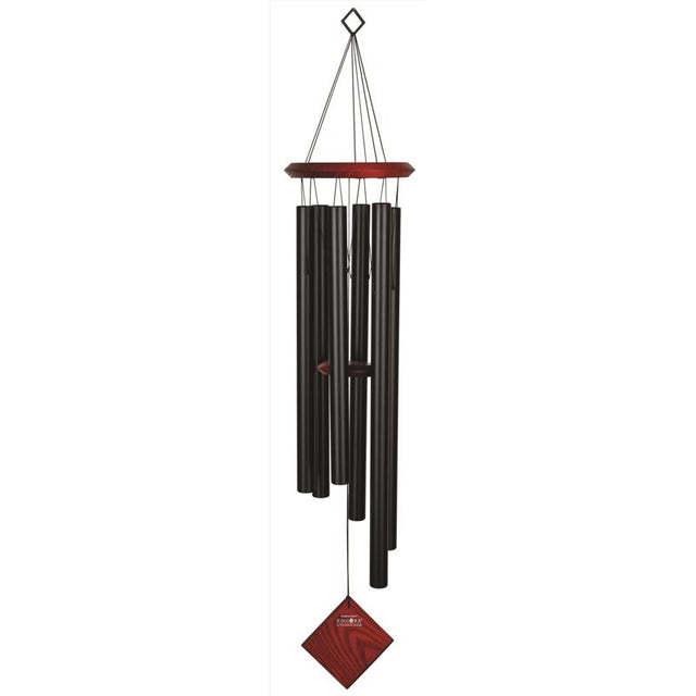Woodstock Chimes Black Aluminum/Wood 37 in. Wind Chime