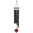 Woodstock Chimes Black Aluminum/Wood 37 in. Wind Chime