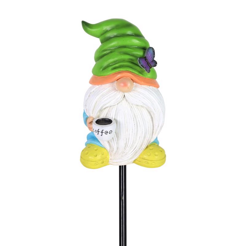 Exhart Assorted Metal/Resin 9 in. H Planter Stake, Pack of 12