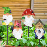 Exhart Assorted Metal/Resin 9 in. H Planter Stake, Pack of 12