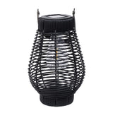 Exhart Black Plastic 14 in. H Lantern