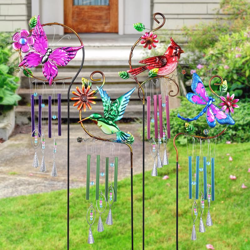 Exhart Assorted Metal 37 in. H Windmill Stake Light, Pack of 12
