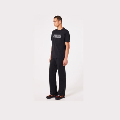 Oakley L Short Sleeve Men's Crew Neck Blackout Duality B1B Tee Shirt