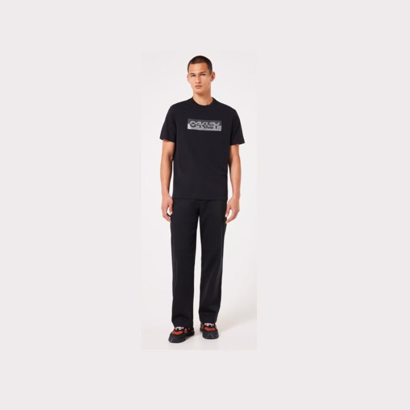 Oakley XL Short Sleeve Men's Crew Neck Blackout Duality B1B Tee Shirt