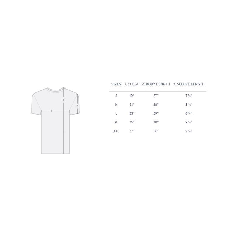 Costa XXL Short Sleeve Men's Crew Neck Heather Gray Species Shield Tee Shirt