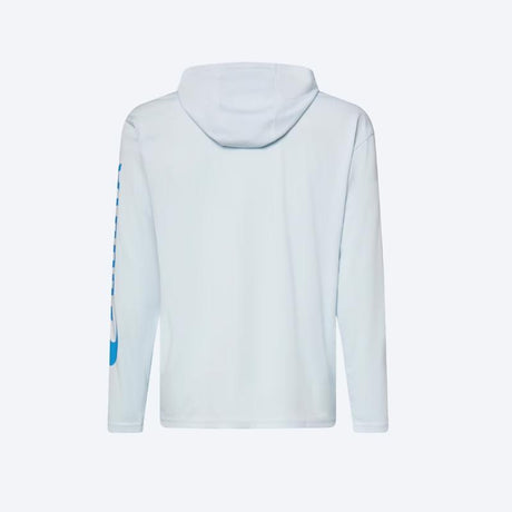 Costa L Long Sleeve Men's Hooded Arctic Blue Technical Hood Tee Shirt
