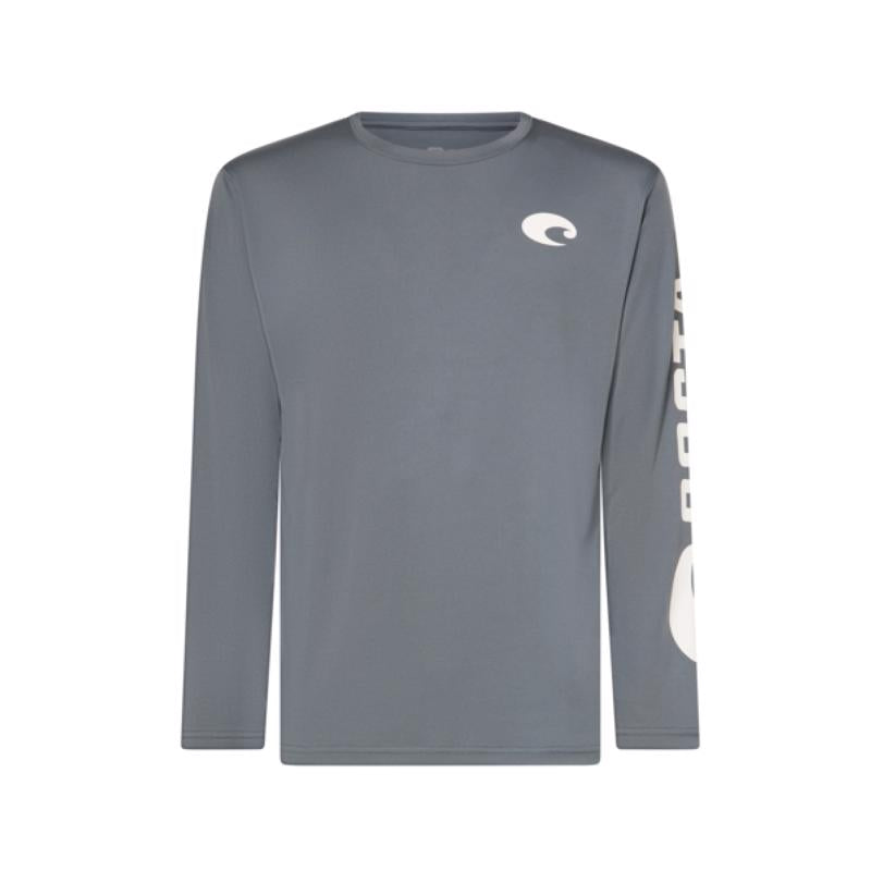 Costa XXL Long Sleeve Men's Crew Neck Shark Technical Crew Tee Shirt