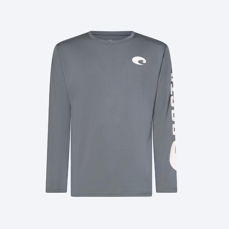 Costa XXL Long Sleeve Men's Crew Neck Shark Technical Crew Tee Shirt