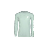Costa M Long Sleeve Men's Crew Neck Mint Technical Crew Tee Shirt