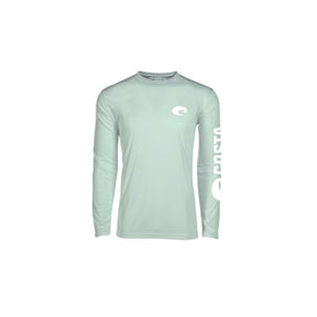Costa XXL Long Sleeve Men's Crew Neck Mint Technical Crew Tee Shirt