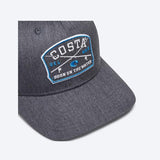 Costa Spinners Trucker Hat Black Heather L/XL