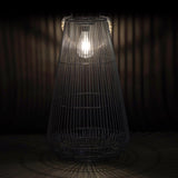 Exhart Black Plastic 21.5 in. H Lantern