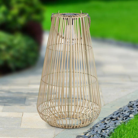 Exhart Tan Plastic 21.5 in. H Lantern