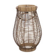 Exhart Tan Plastic 9.5 in. H Lantern