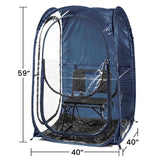 Weather Pod Under the Weather Polyester Chair Tent Pop-Up Tent 5 ft. H X 3 ft. W X 3 ft. L